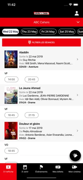 Game screenshot Cahors Cinémas apk