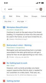 Google Cloud Search iphone bilder 2