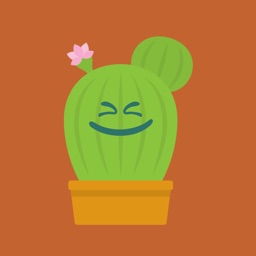 Cactus funny emoji stickers