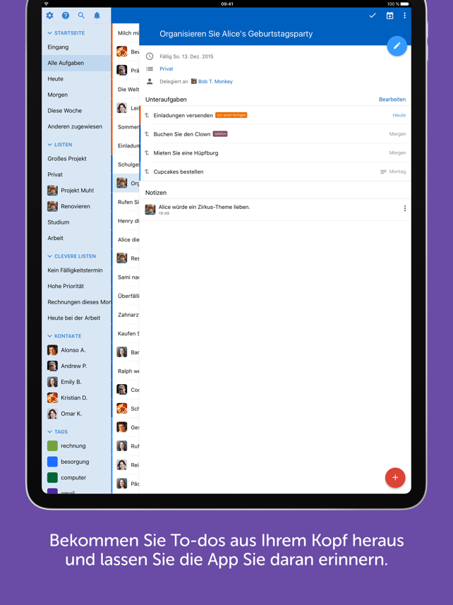 Remember The Milk: To-Do List Screenshot