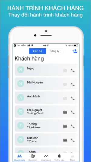 CRM: Contacts & Deals screenshot 1