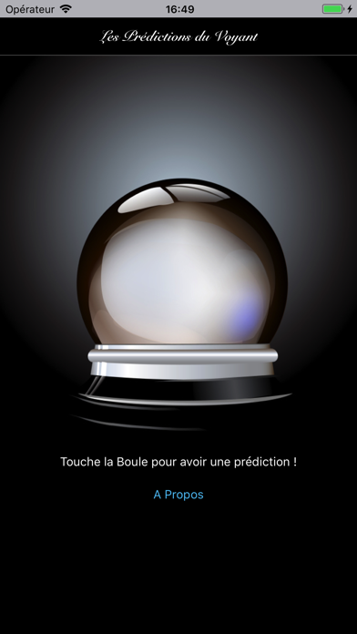 Screenshot #1 pour Ma Boule de Voyant Prédictions