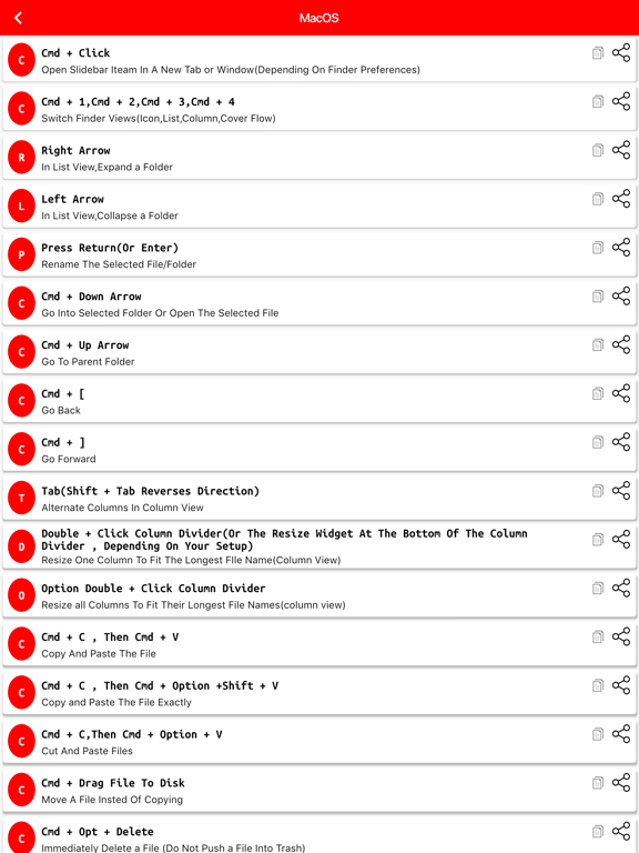 Screenshot #4 pour Handy Shortcut Keys