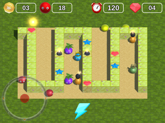 Slime labyrinth push square iPad screenshot