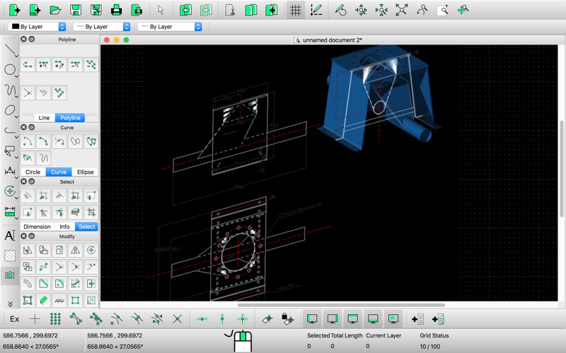 graphcad - for dxf & cam files iphone screenshot 4