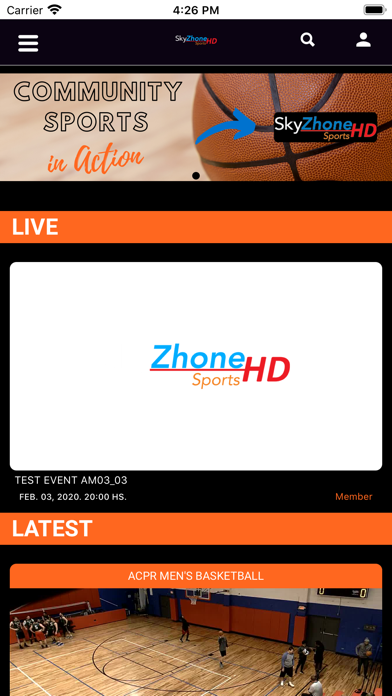 Screenshot #1 pour SkyZhone Sports