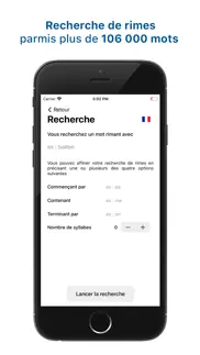 mes rimes iPhone Captures Décran 2