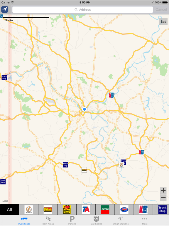 Screenshot #4 pour Truck Stops Pro
