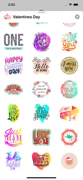 Game screenshot Happy Valentines Day Stickers∙ hack