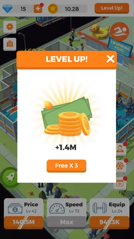 Idle Gym - Fitness Simulation