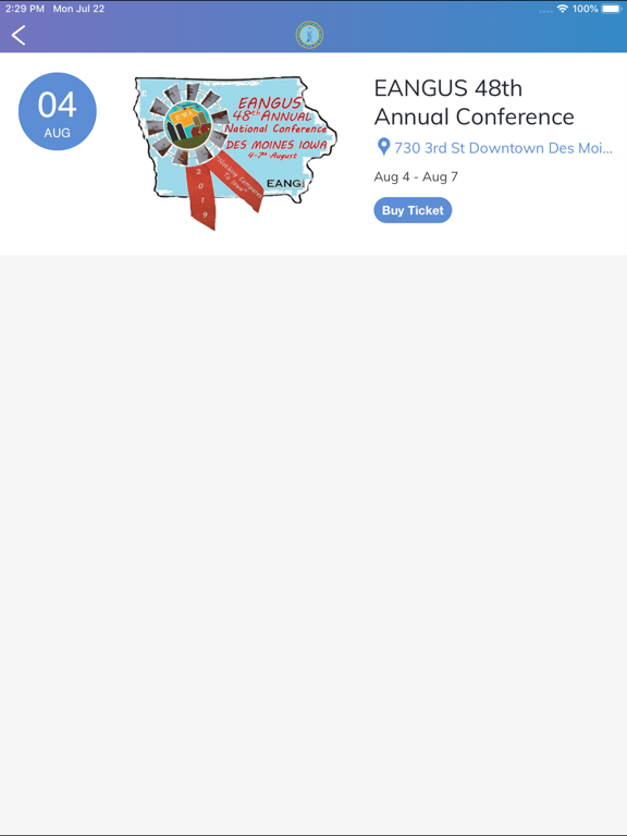EANGUS Mobile iPad screenshot 5 - Social Networking app