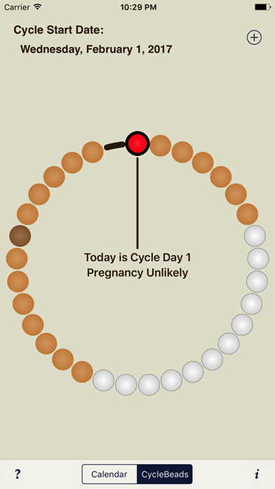 iCycleBeads Period & Ovulation Screenshot