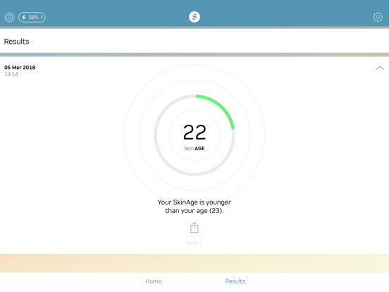 SkinAge iPad screenshot