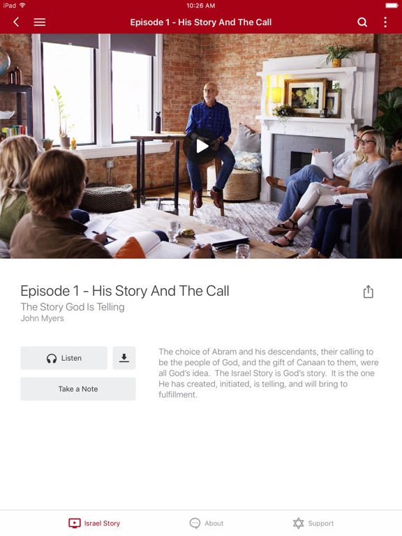 The Israel Story iPad screenshot 2 - Education app