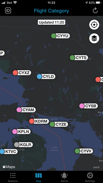 Minimums - METAR/TAF ... screenshot1