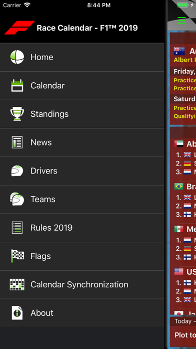 Race Calendar 2019 screenshot1