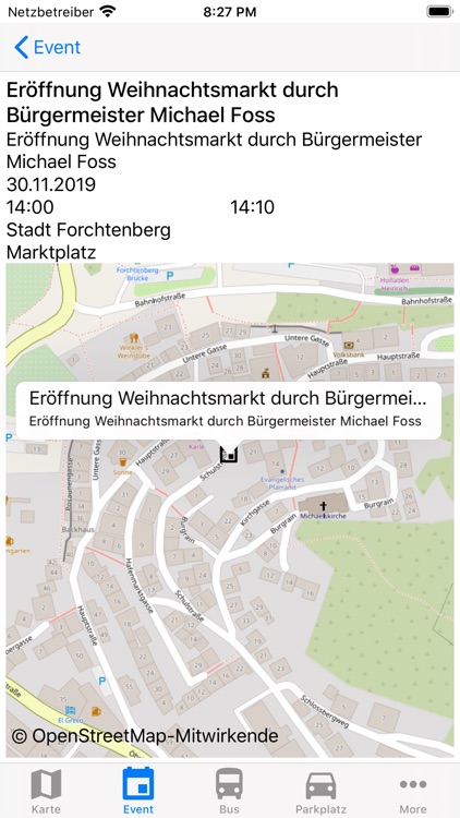 Forchtenberger X-Mas App