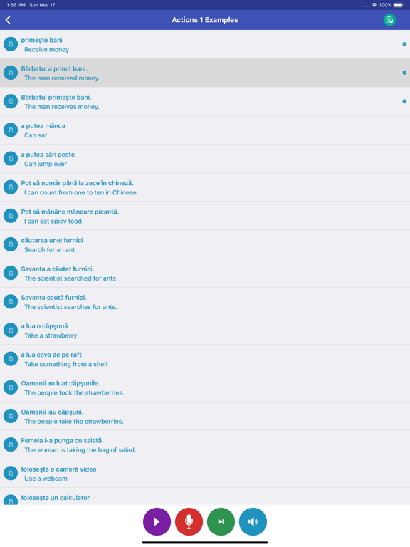 Learn Romanian Daily iPad screenshot