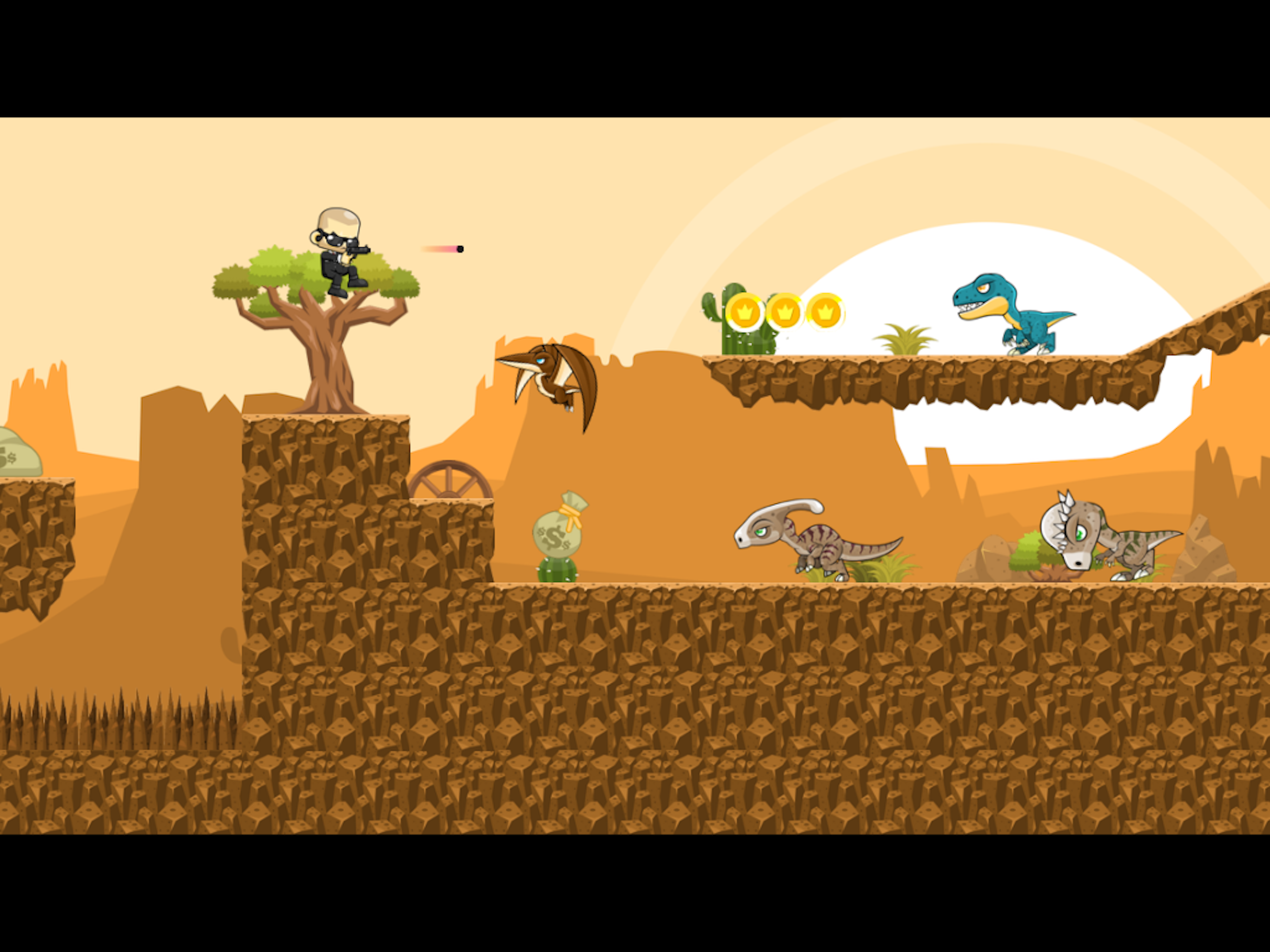 Jurassic Attack: Run 'n Gun screenshot 8