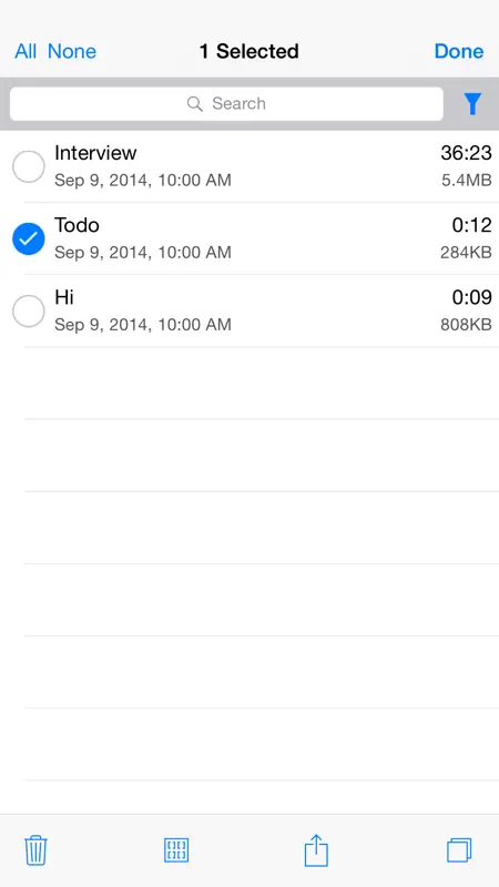 Audio Memos Pro screenshot 5 of 5