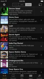 somafm radio player iphone screenshot 1