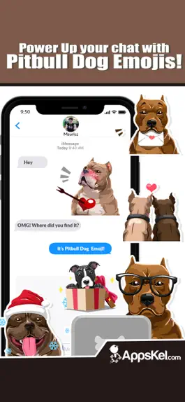 Game screenshot Pit Bull Dogs Emoji Stickers hack