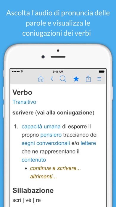 Dizionario Italiano e Sinonimi Screenshot