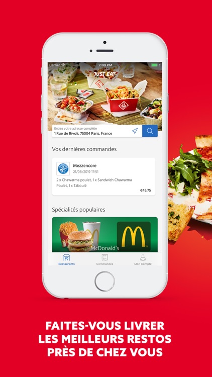 Just Eat FR - Livraison Repas