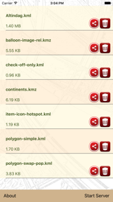 Mipatek KML Viewer screenshot
