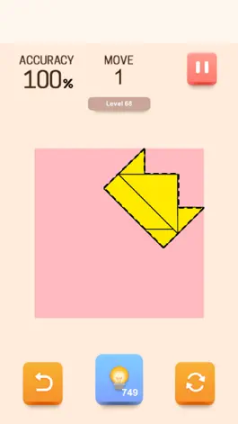 Game screenshot Paper Folding Puzzle apk