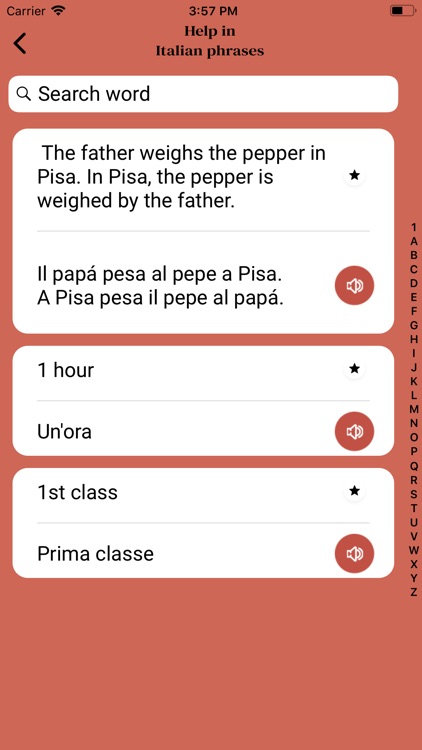 Help in Italian phrases screenshot-3