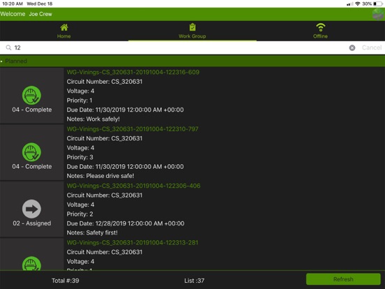 Clearion Crew iPad screenshot 3 - Utilities app
