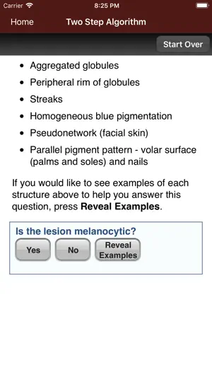 Dermoscopy Two Step Algorithm screenshot 3
