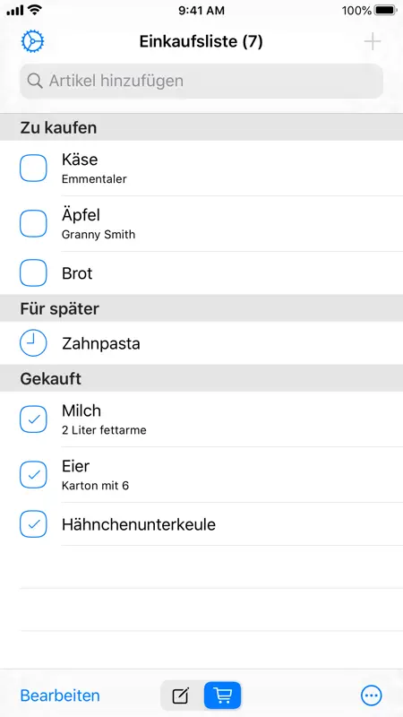 Einfache Einkaufsliste screenshot 4 of 5