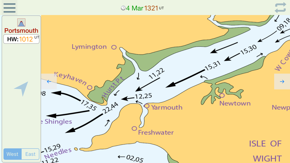 Free Solent Charts