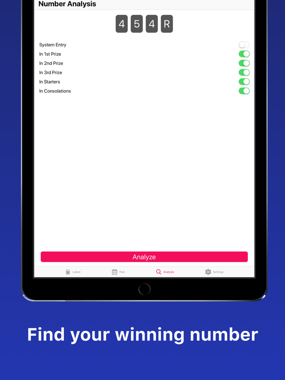 SG 4D+ results for Singapore iPad screenshot 4 - Lifestyle app