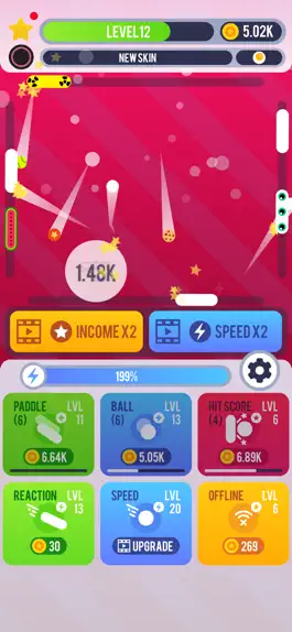 Game screenshot Pong Idle apk