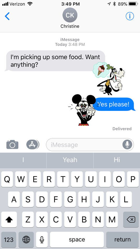 #4. Disney Stickers: Mickey (iOS) 由: Disney