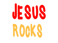 Jesus Rocks Animated Stickers