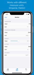 Air Density & RAD meter PRO screenshot #3 for iPhone