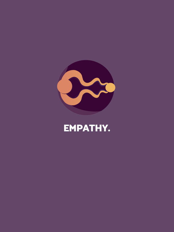 Empathy. iPad screenshot 1 - Social Networking app