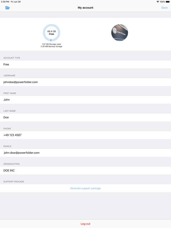 Screenshot #6 pour LRZ Sync and Share