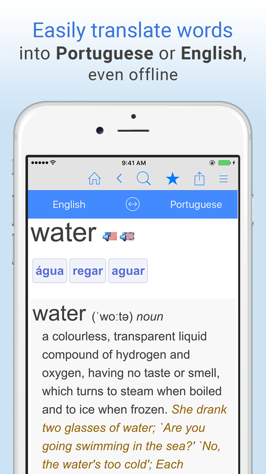 English-Portuguese Dictionary. - 3.5.1 - (iOS)