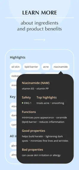Game screenshot Ama Care - a cosmetic checker apk