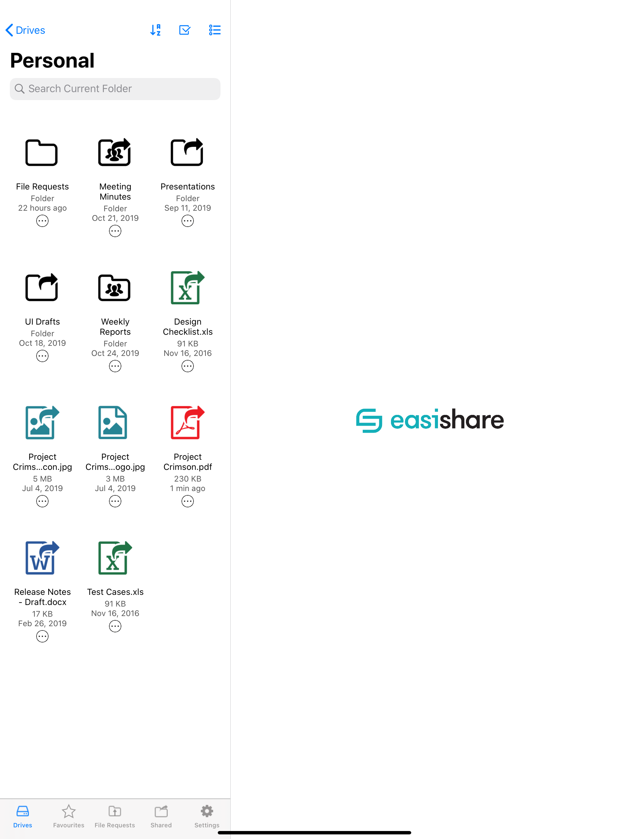 EasiShare screenshot 9