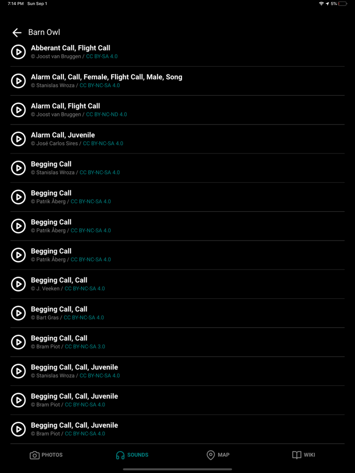 GoBird - Guide to Nearby Birds