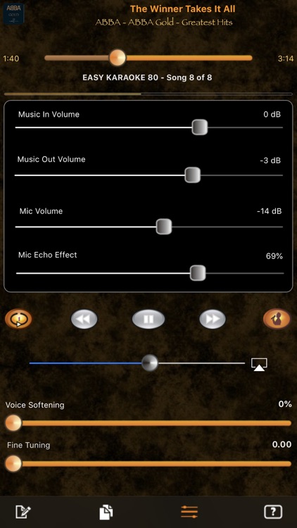 Karaoke Easy Listening Player