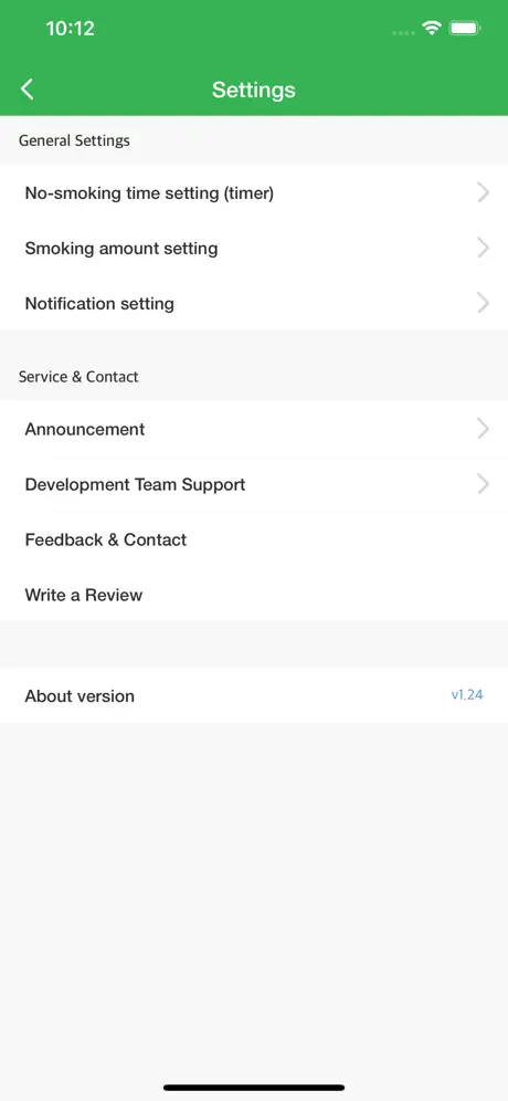NoSmokinG - Non-smoking Assist