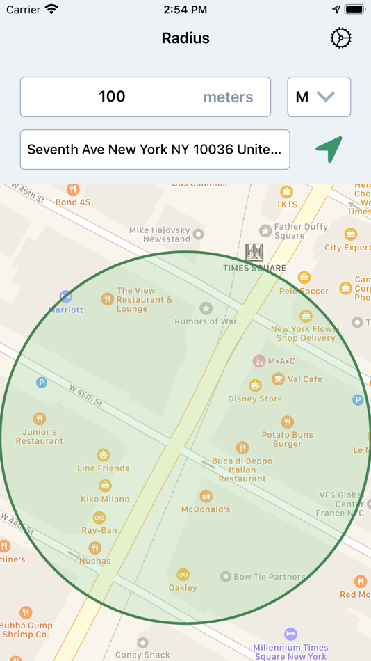 #3. Radius: Distance From Me (iOS) By: Historycentral.com