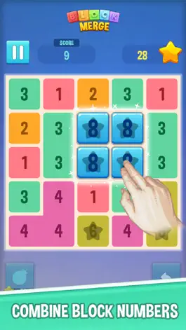 Game screenshot Merge Block - Number Up 13 mod apk